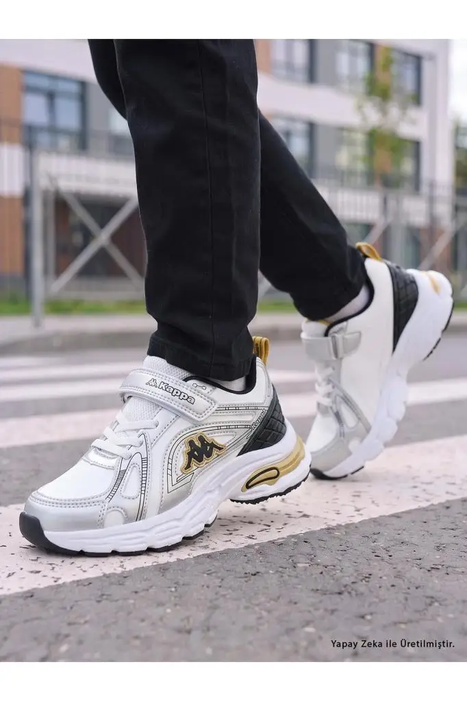 Kappa KP-4061F Erkek Çocuk Spor Ayakkabı Beyaz 31-36 