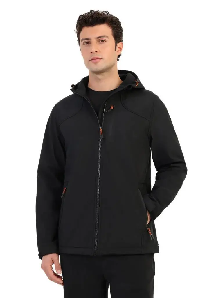 Lumberjack ML NEW TREND 5GT17 6PR 102696616 Erkek Softshell Mont Siyah S-XXL 