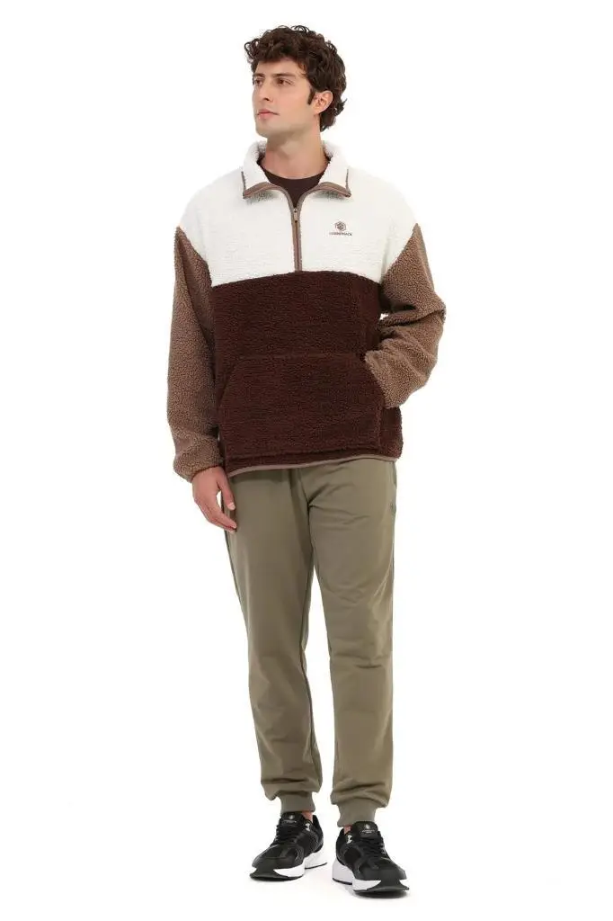 Lumberjack ML RUNIC HZP 6LE-67 6PR 102696642 Erkek Sweatshirt Ekru S-XXL 