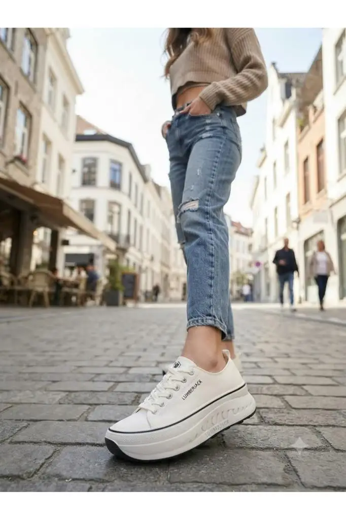 Lumberjack NOVARIA 6PR 102695679 Kadın Sneaker Ayakkabı Beyaz 36-40 