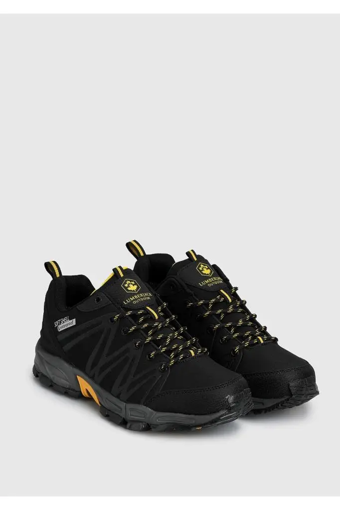 Lumberjack SHELL 6PR 102697628 Erkek Su Geçirmez Outdoor Ayakkkabı Siyah- Sarı 40-47 