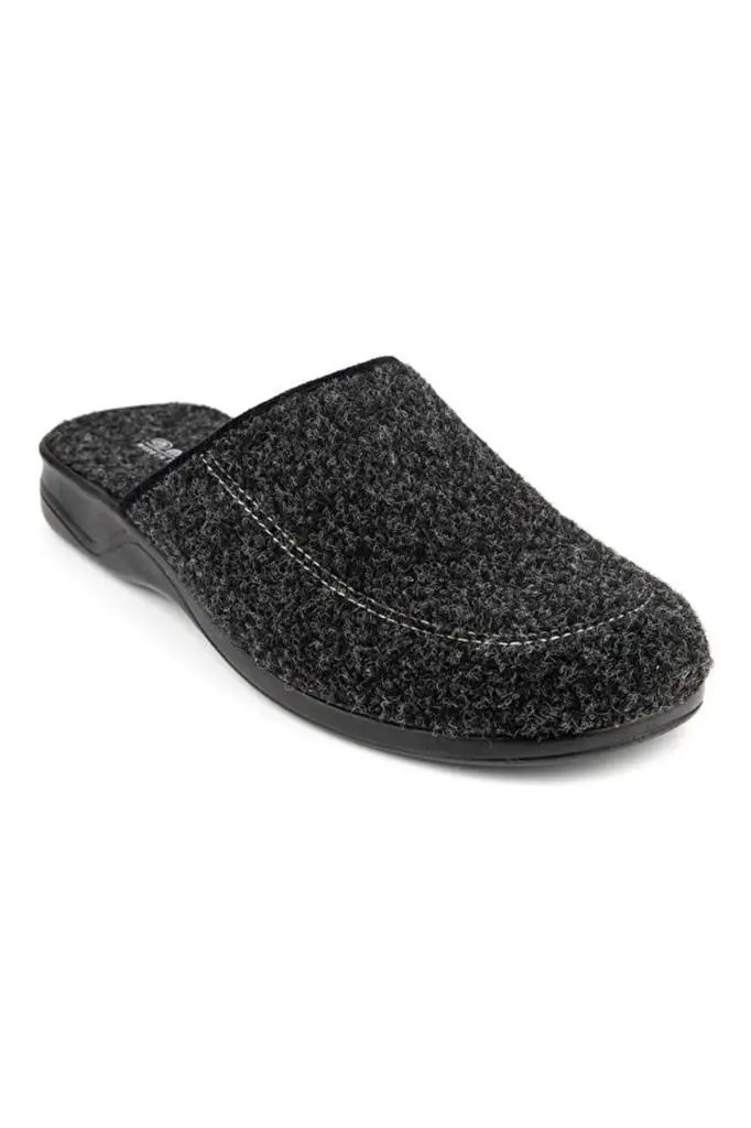 Muya King 37802-086 Erkek Kışlık Ev Terliği Füme 40-45 