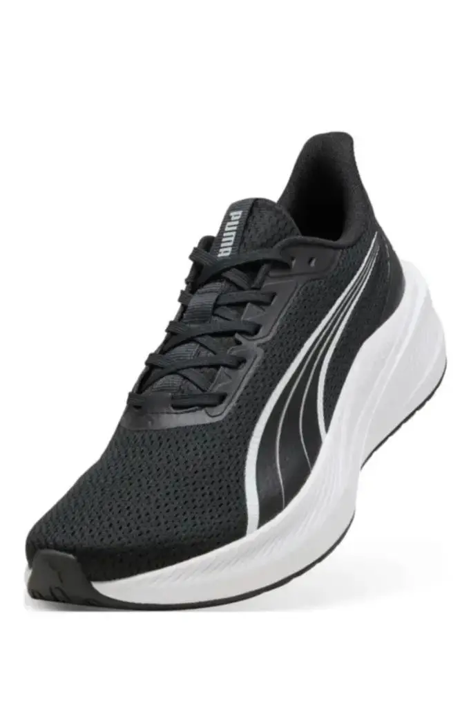 Puma Dasher Lite 312586 01 Unisex Yürüyüş ve Koşu Ayakkabısı Siyah Beyaz 36-45 