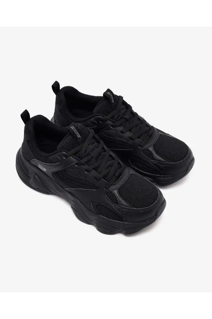 Skechers BOBS DIEGO 117685 BBK Unisex Sneaker Ayakkabı Siyah 36-40 