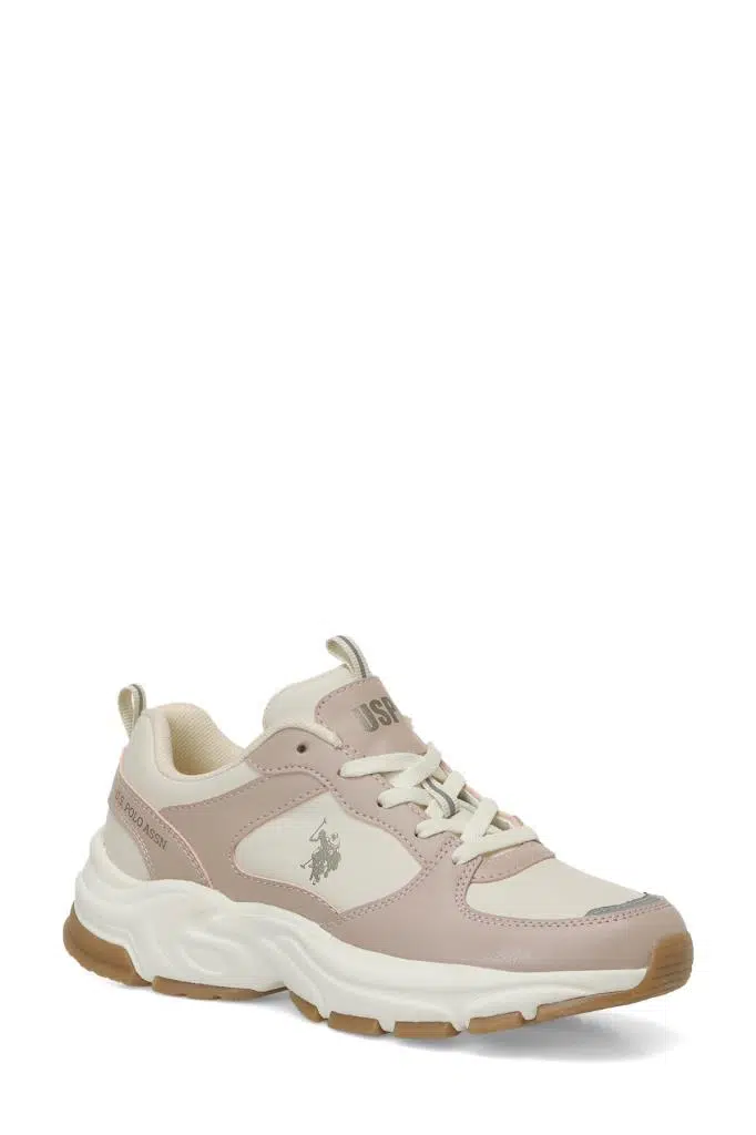 U.S. Polo Assn. SORLEY 6PR 102696470 Kadın Spor Ayakkabı Bej 36-40 