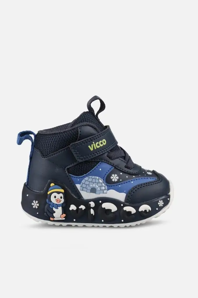 Vicco Smash 946.B26K.253 Anatomik Taban Erkek Çocuk Işıklı Bot Lacivert 22-25 
