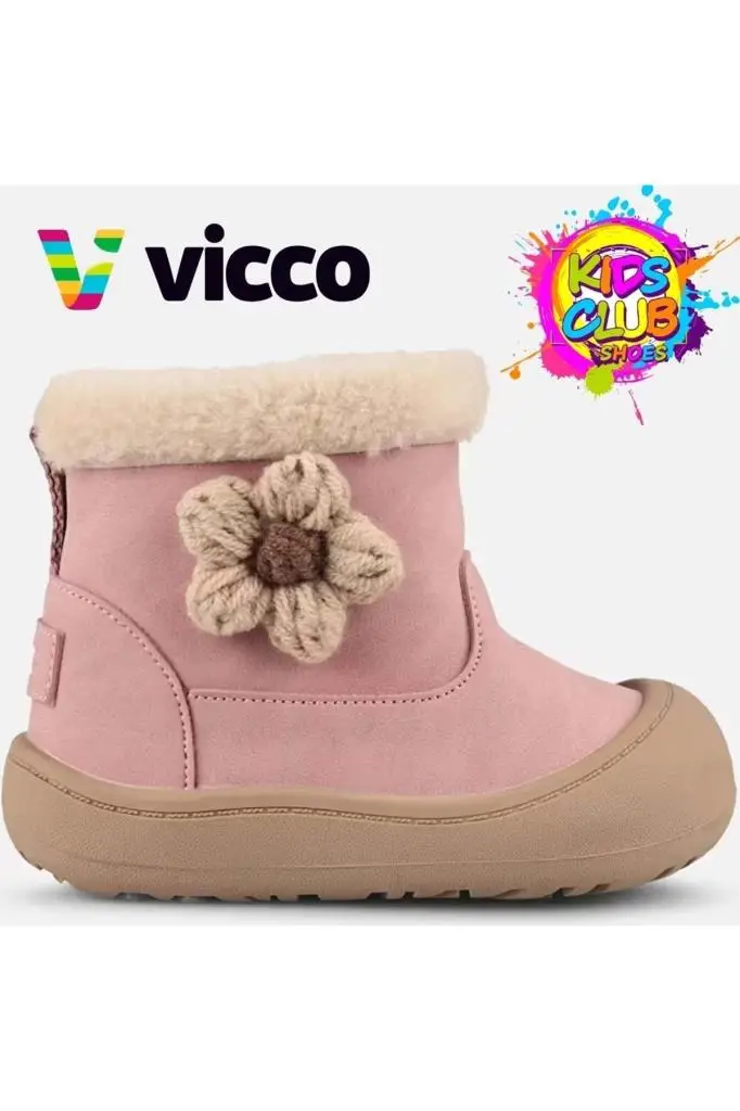 Vicco Winter 946.B26K.260 Kız Çocuk Bot Pudra 22-25 